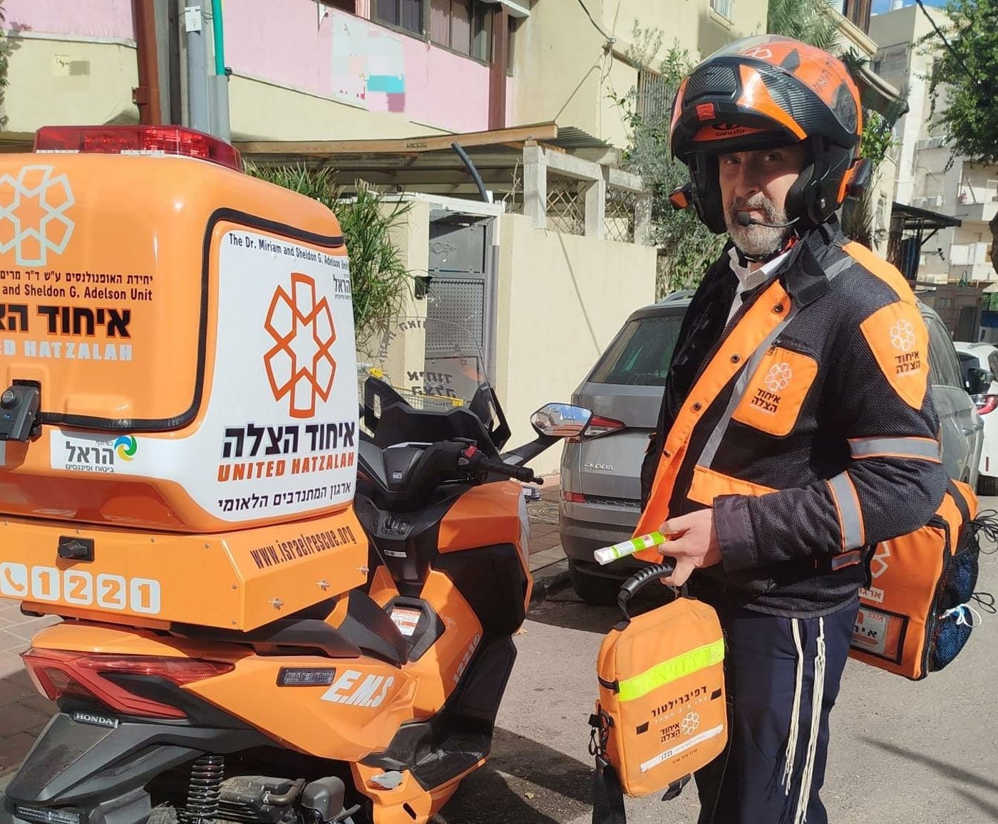 חובש איחוד הצלה הציל את חייה של בת שנתיים שפיתחה אלרגיה מסוכנת