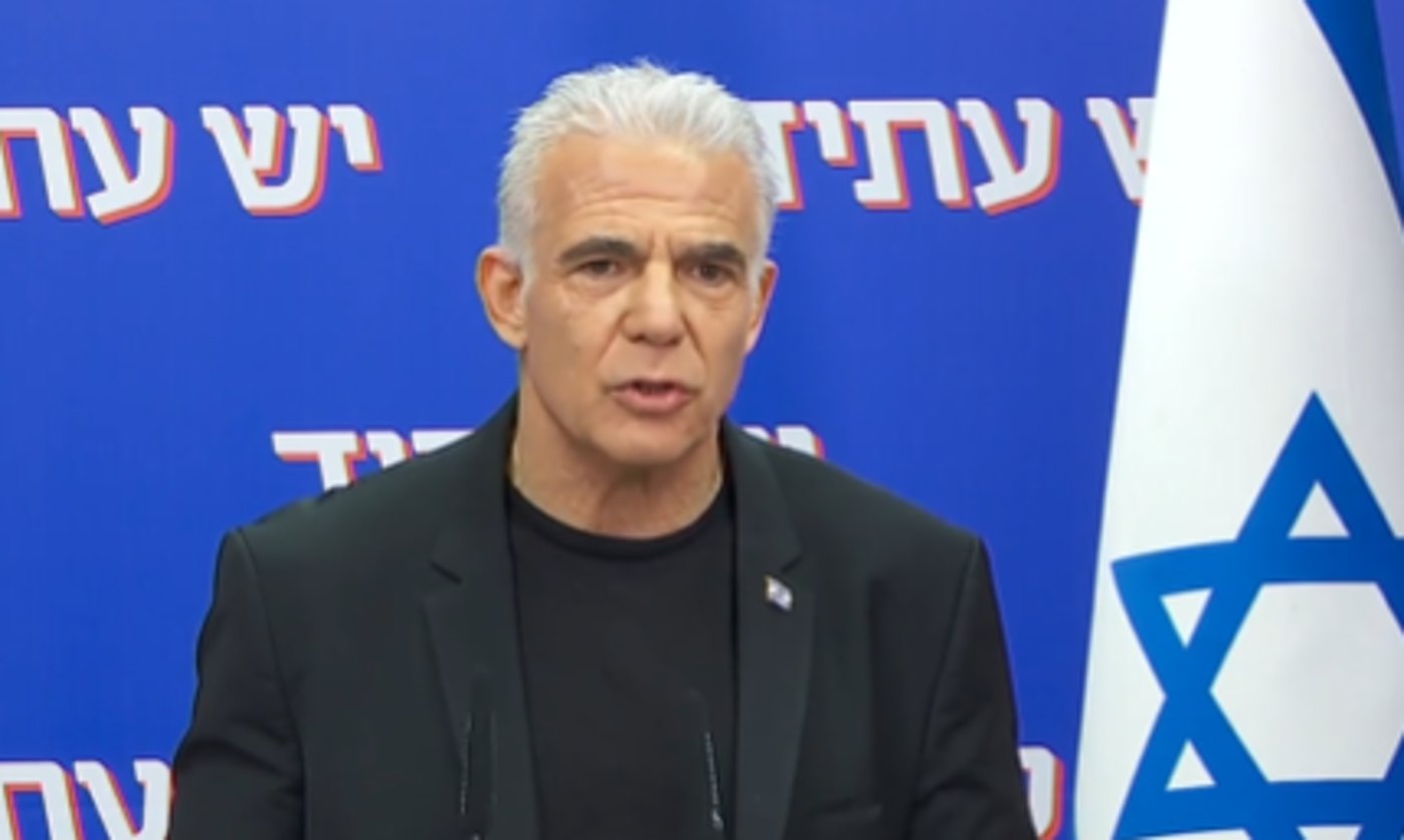 לפיד היום בישיבת סיעה