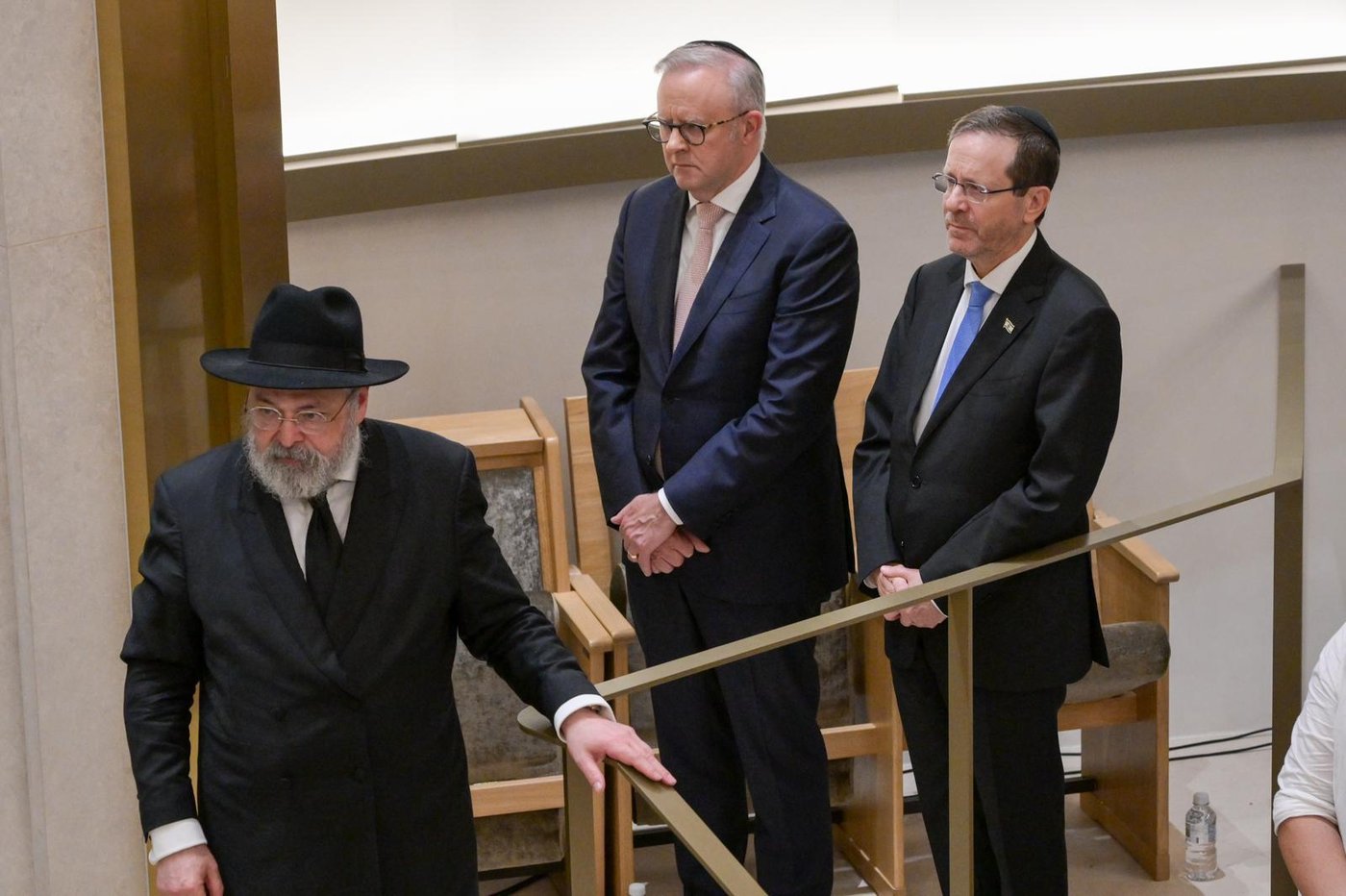 נשיא המדינה בטקס הזיכרון בבית חב"ד בונדי