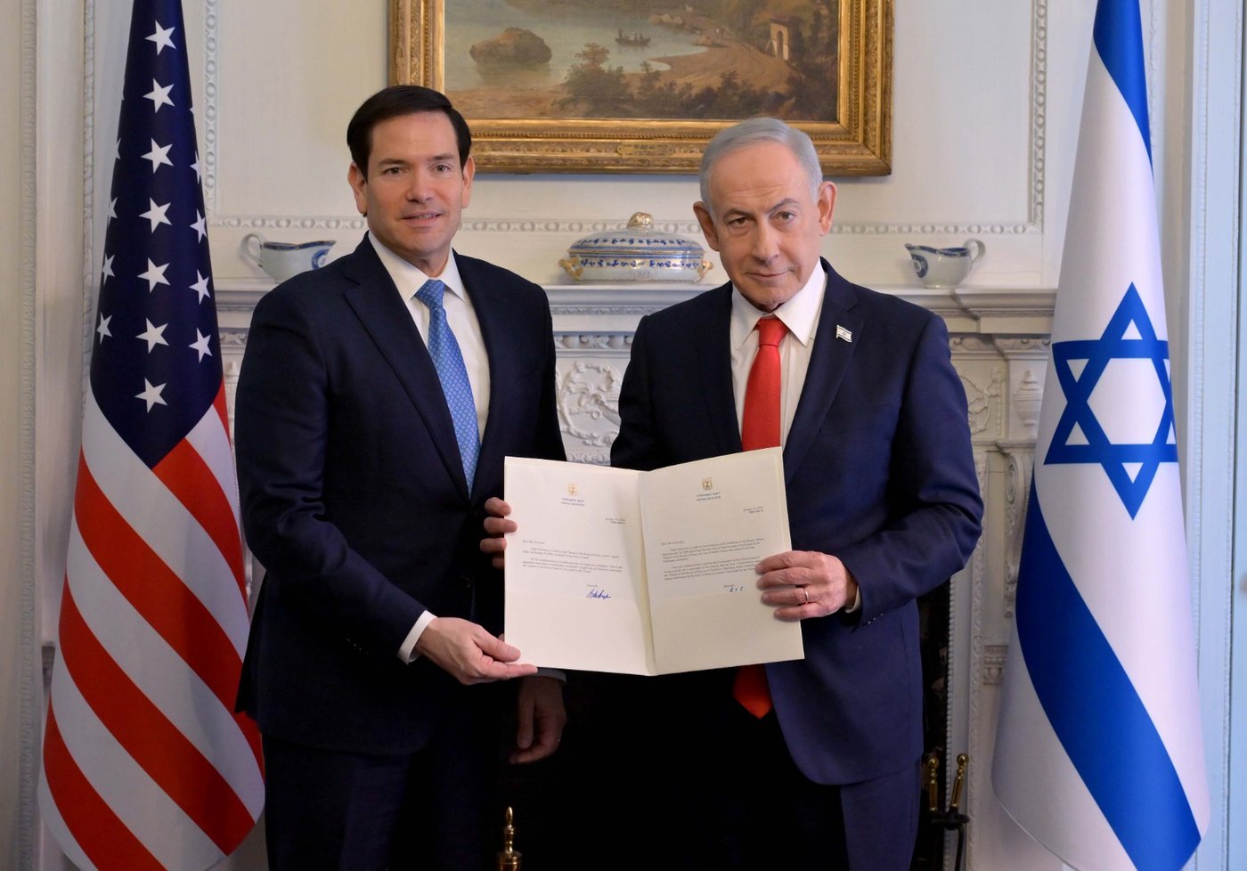 נתניהו עם רוביו