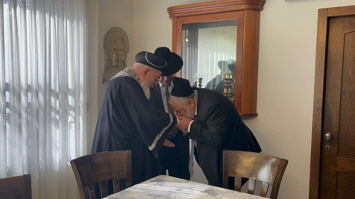 הגר"א דרעי אצל הגרש"מ עמאר