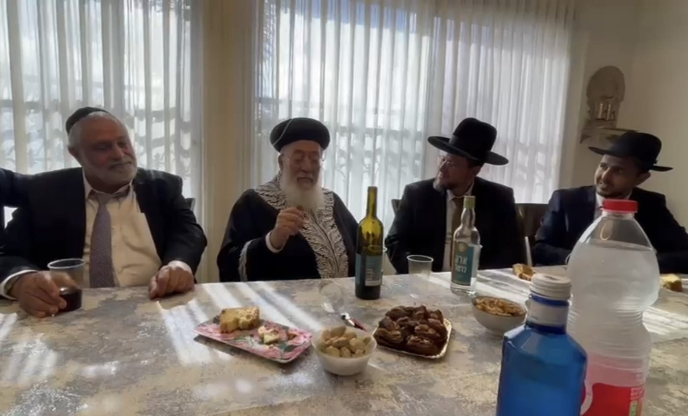 הגר"א דרעי אצל הגרש"מ עמאר