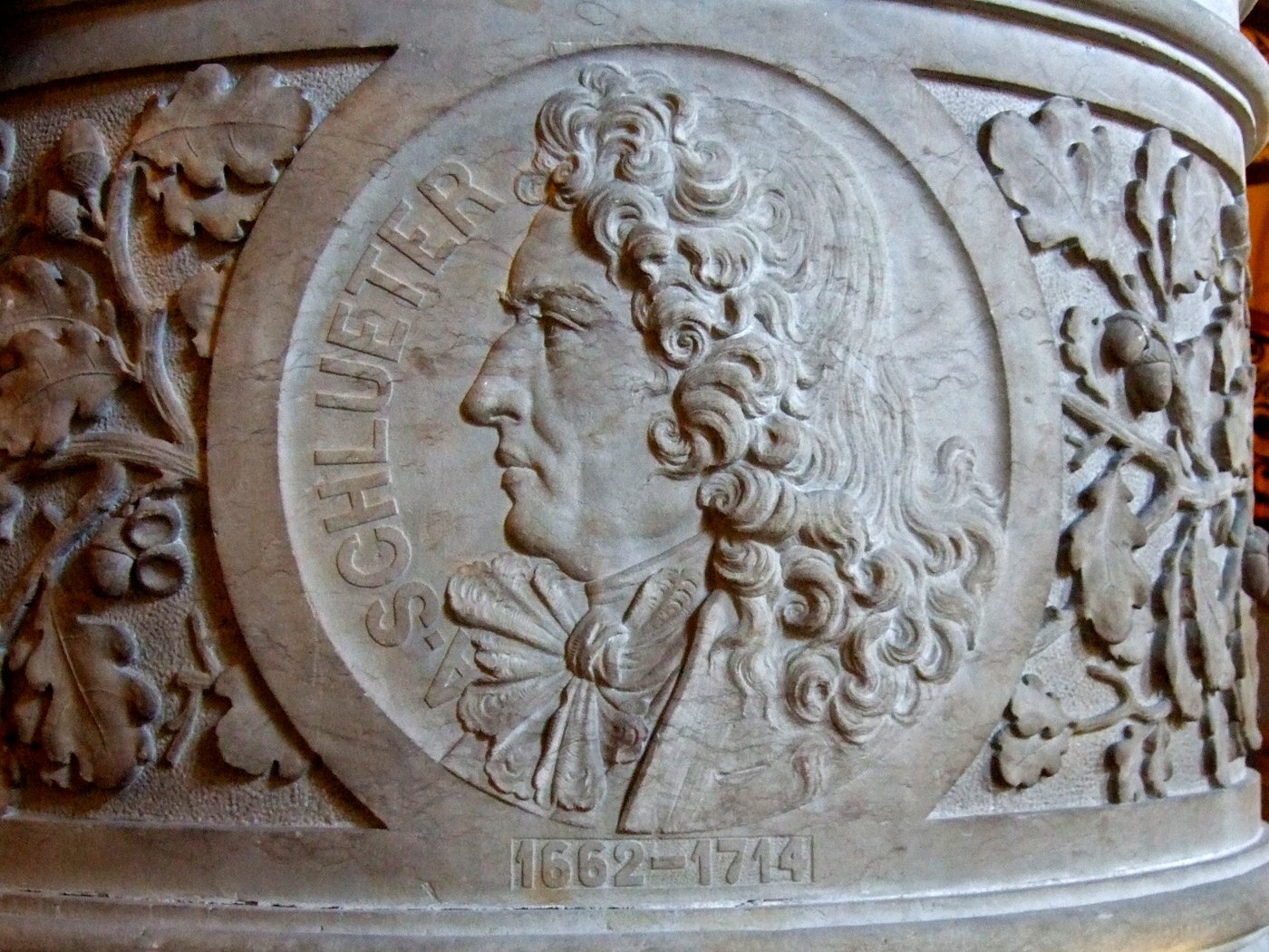 דיוקנו של אנדראס שליטר בבניין העירייה של המבורג