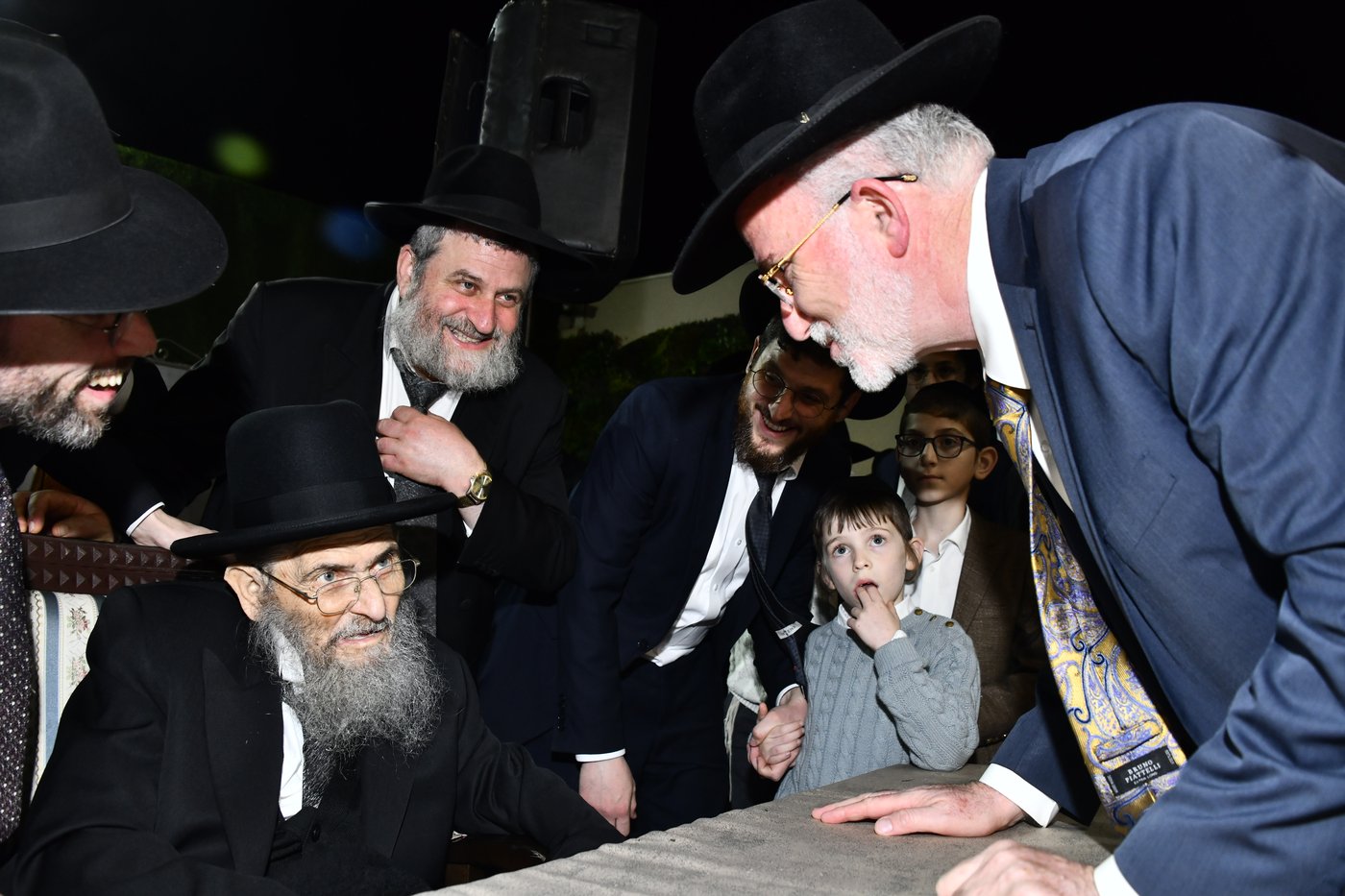 שמחת נישואי נכד הגר"י הקר