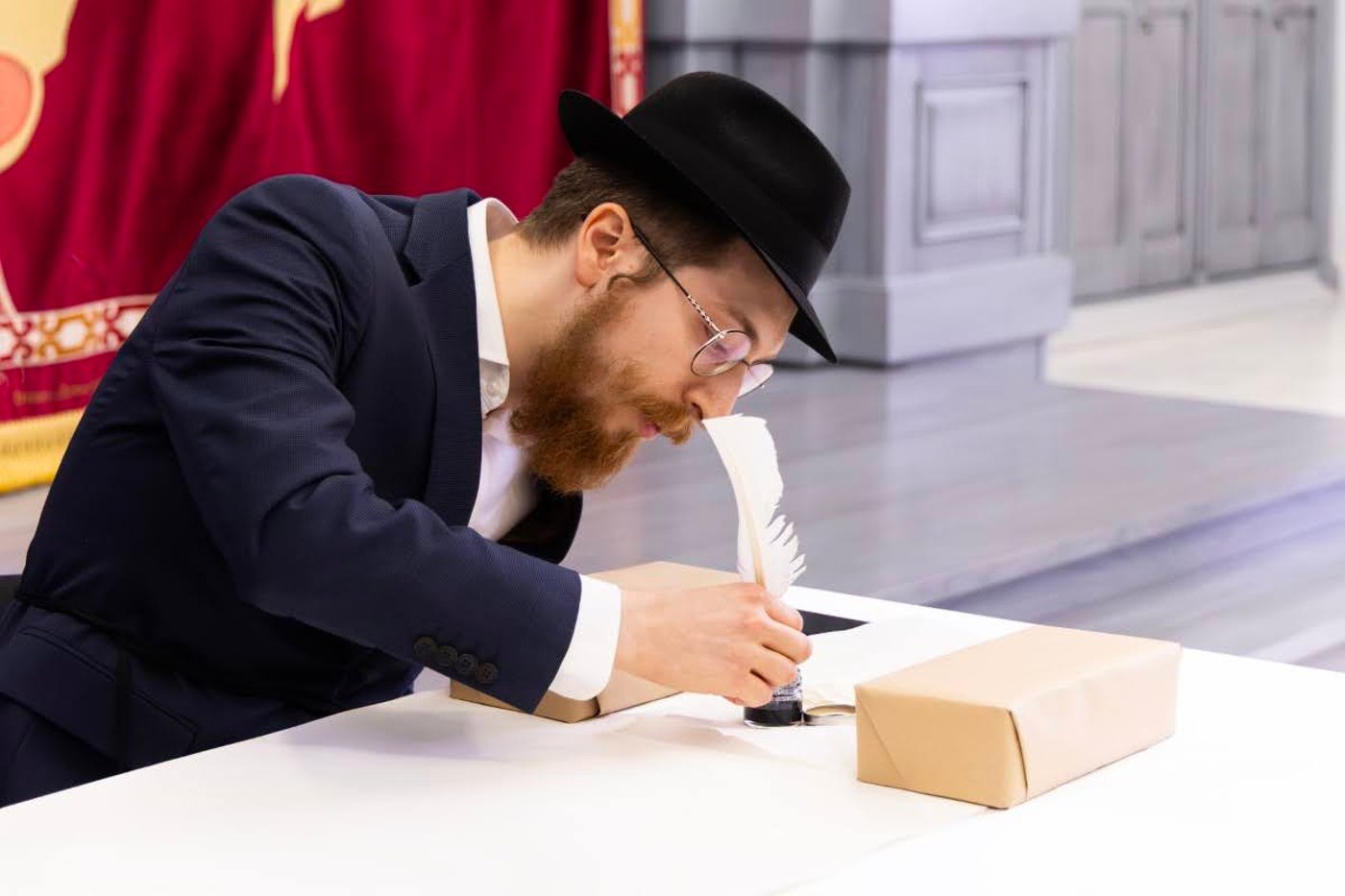 התחלת כתיבת ס"ת בעיר קלינינגרד שבין פולין לליטא 