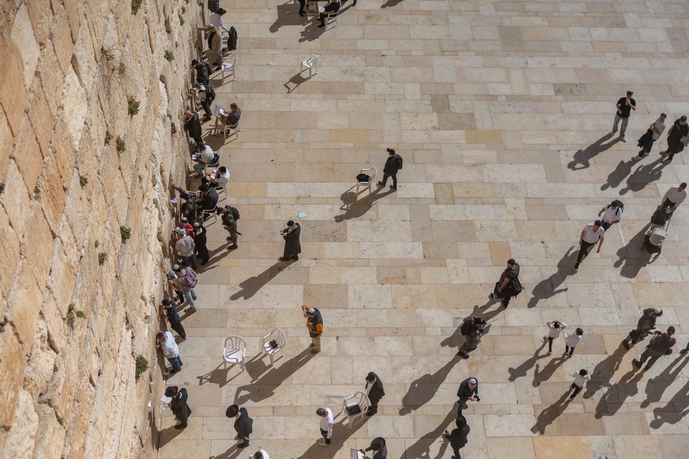 הכותל המערבי, אתמול
