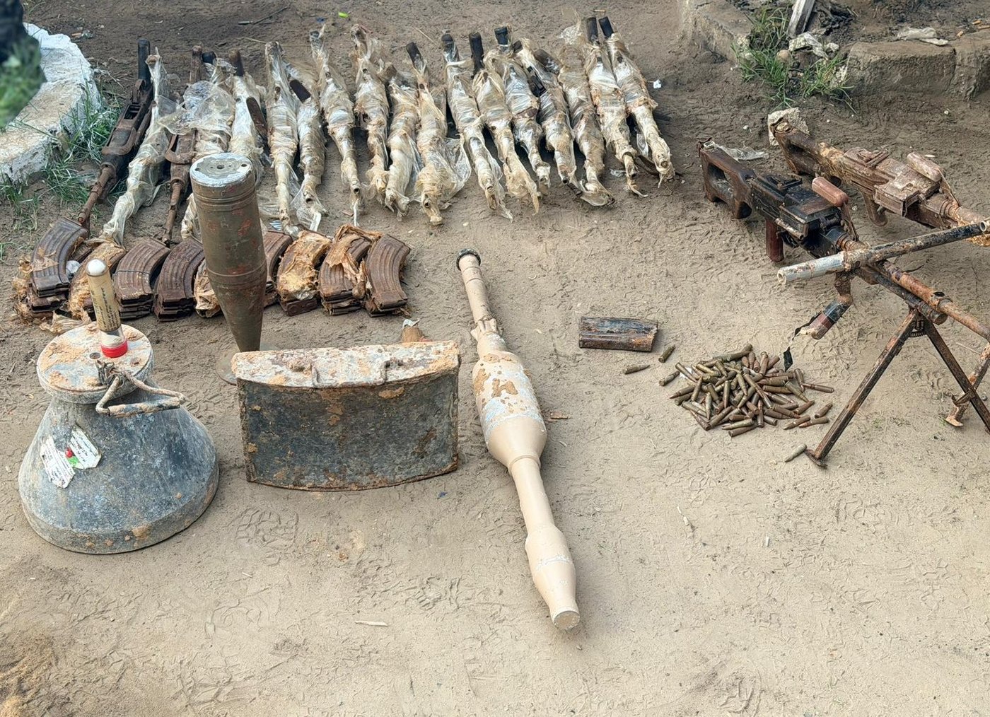 אמצעי הלחימה שנתפסו