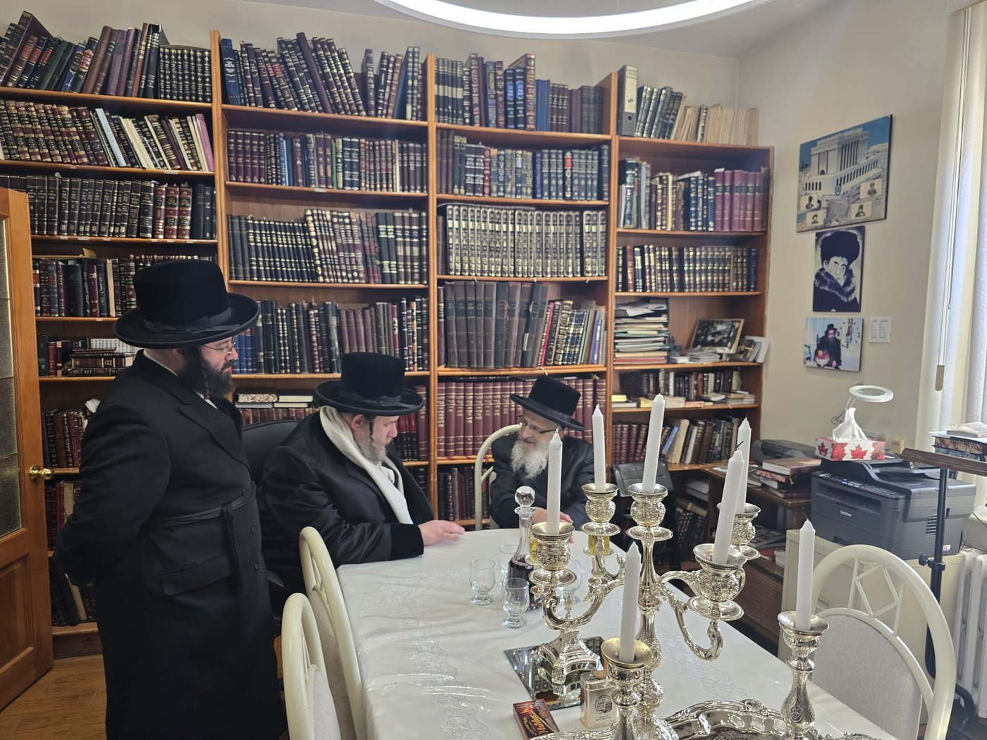 הגה"צ רבי יעקב מרדכי הגר בביקור הוד במונטריאול