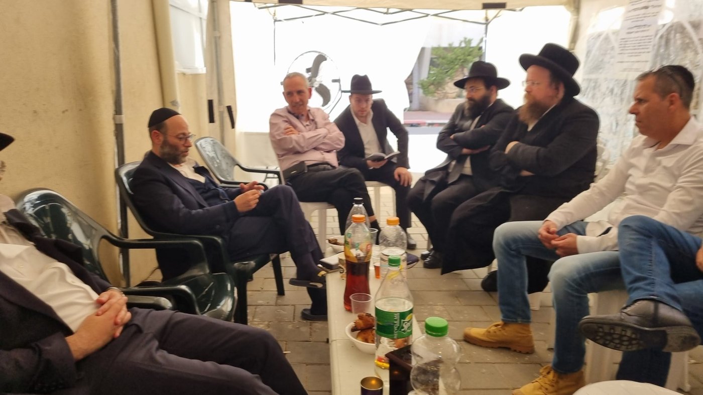 ניחום אבלים אצל יוסי ערבליך