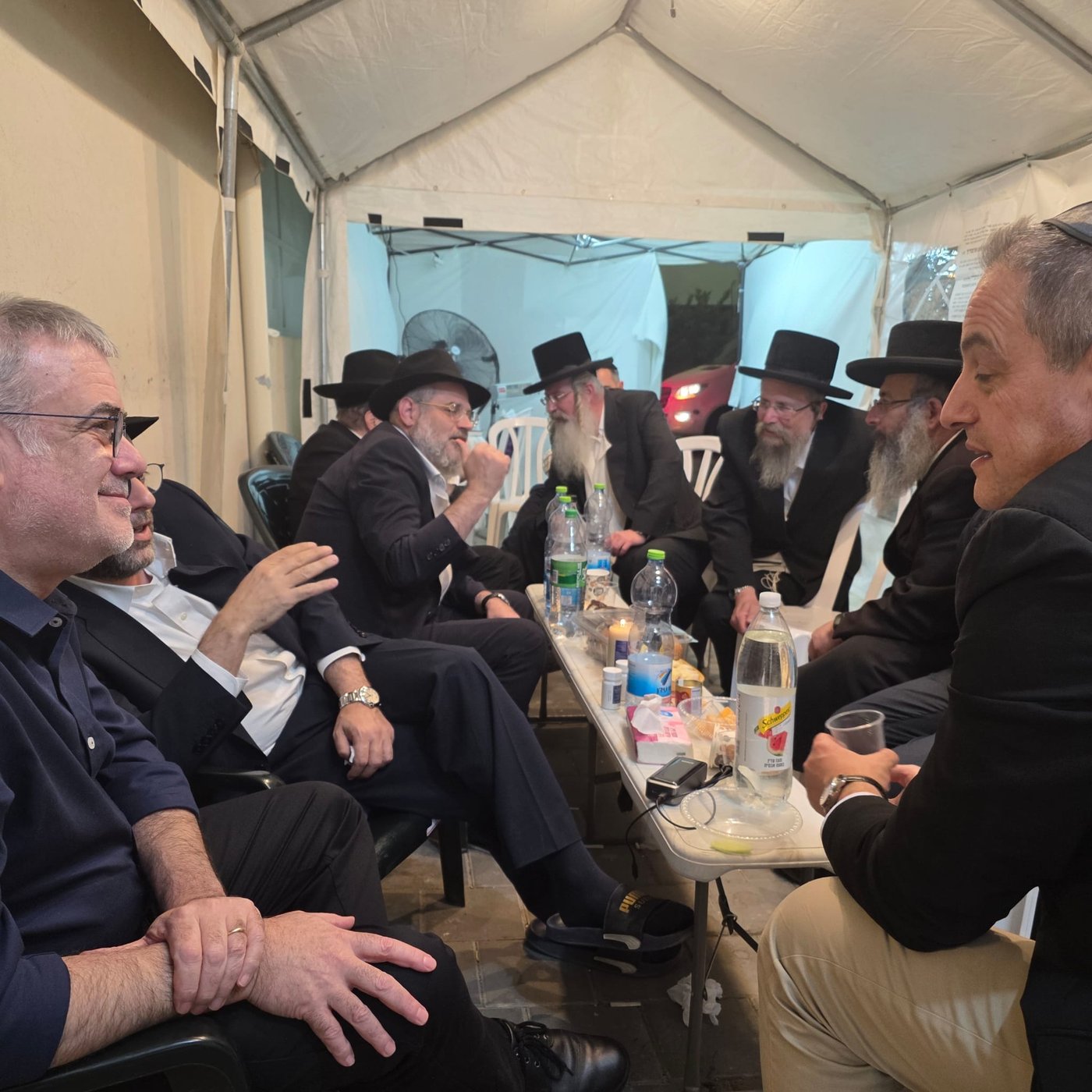 ניחום אבלים אצל יוסי ערבליך