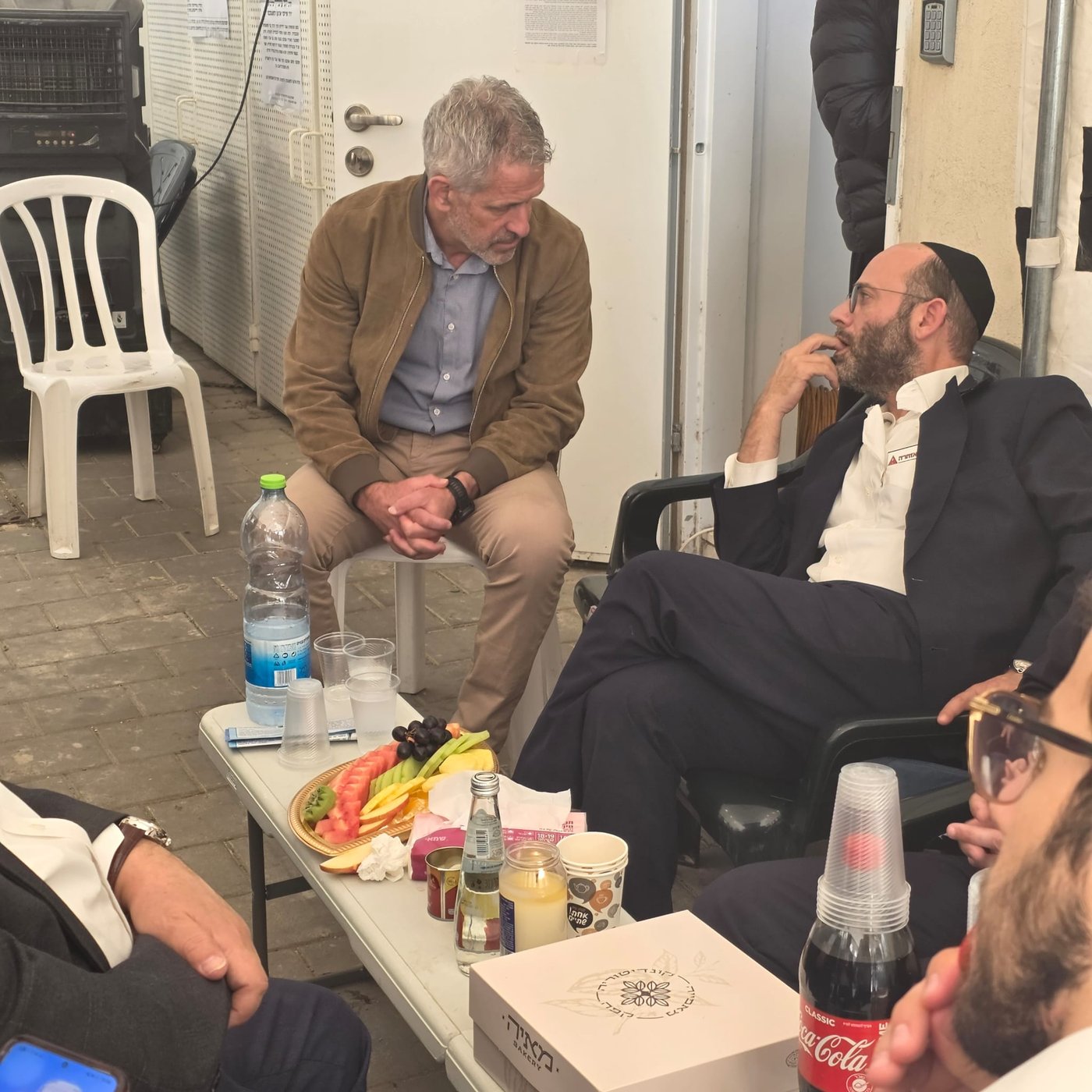 ניחום אבלים אצל יוסי ערבליך