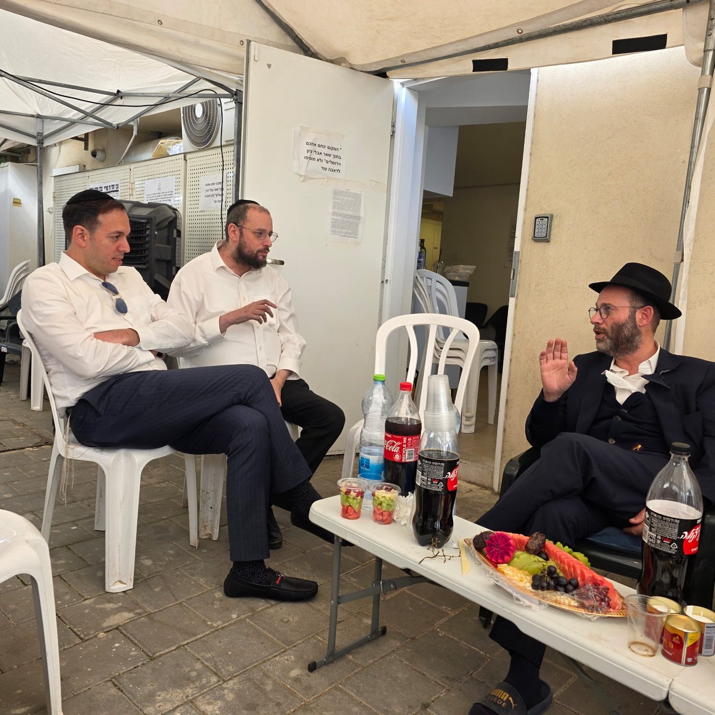 ניחום אבלים אצל יוסי ערבליך