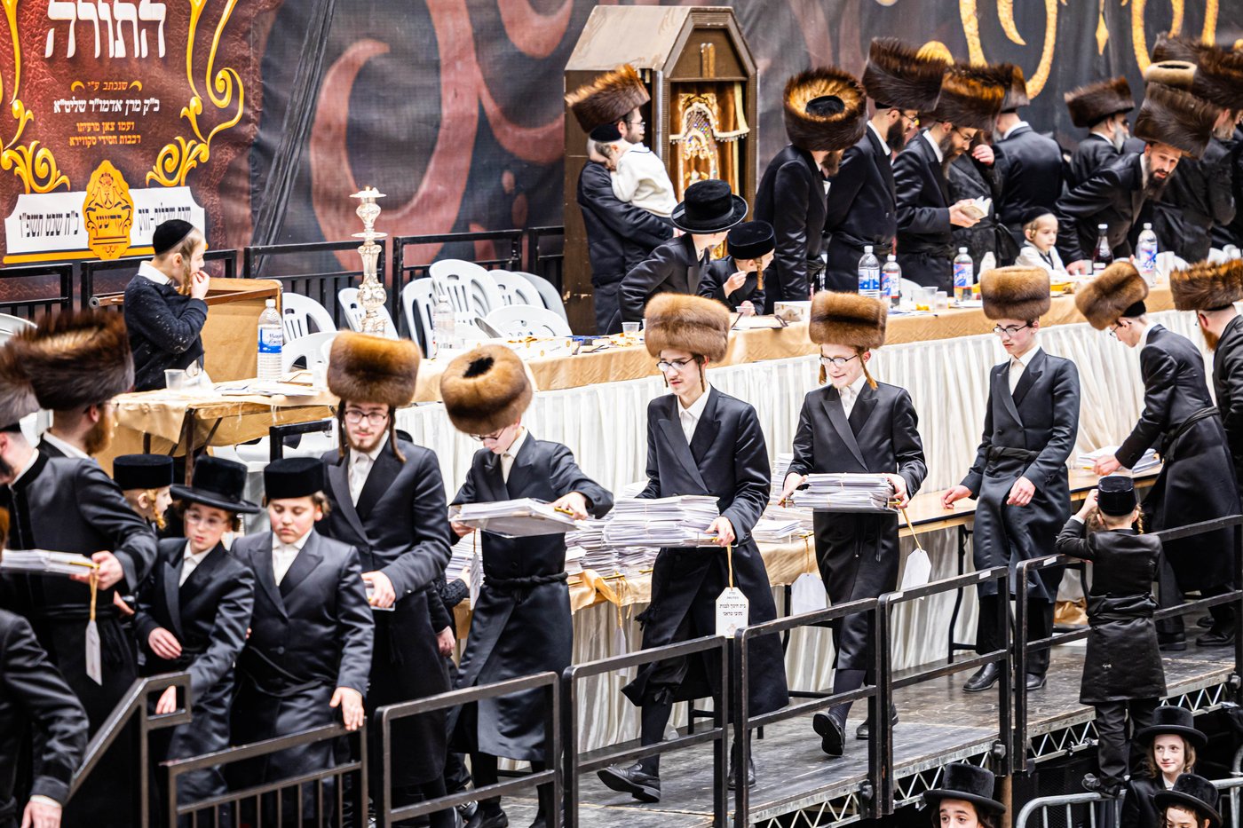 חגיגת סיום קריאת התורה בסקווירא