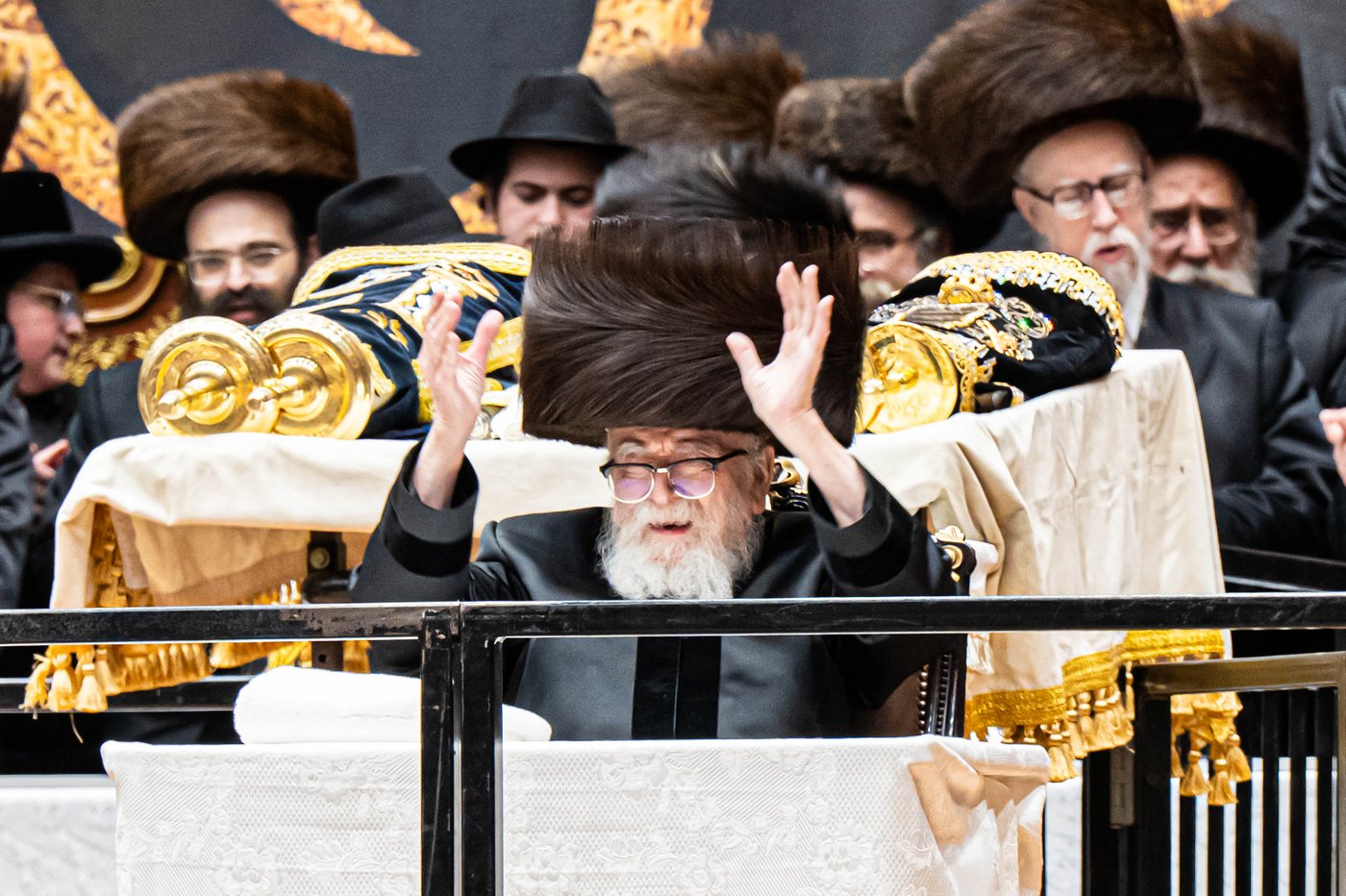 חגיגת סיום קריאת התורה בסקווירא