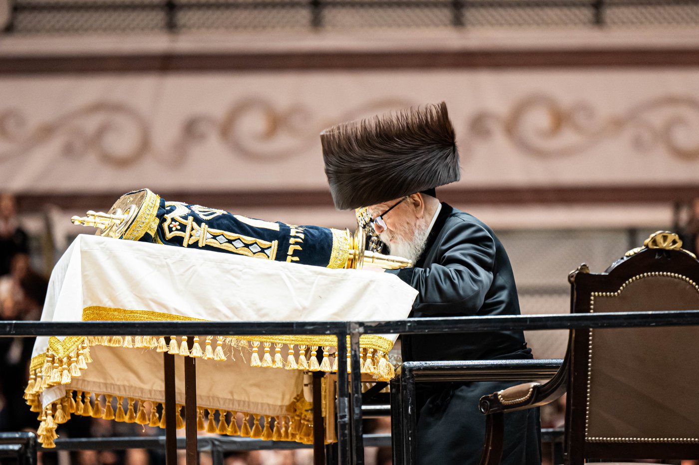 חגיגת סיום קריאת התורה בסקווירא