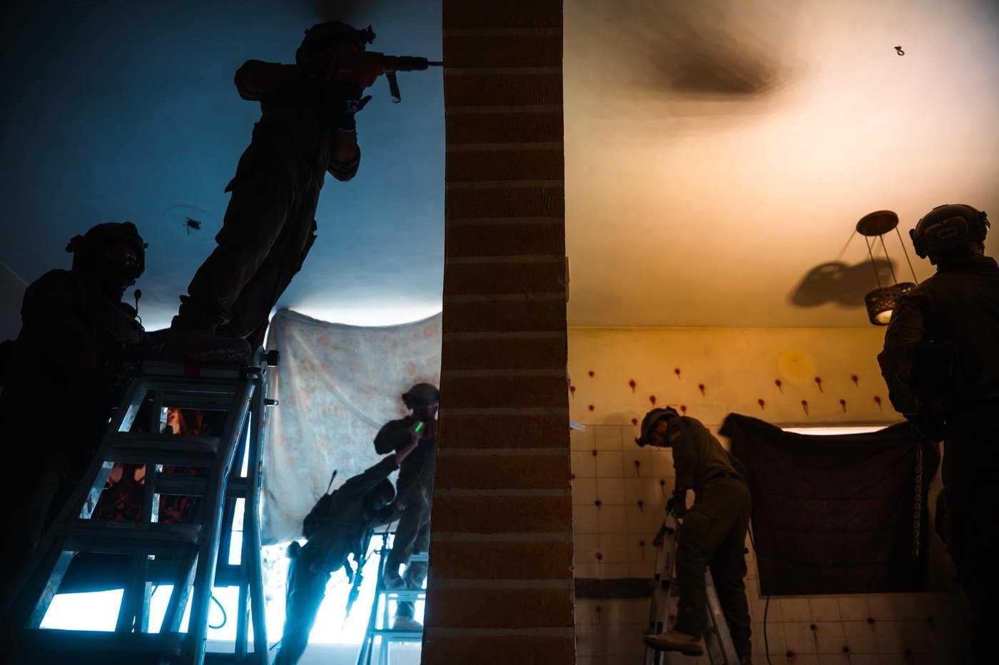 ההכנות להריסת בית המחבל