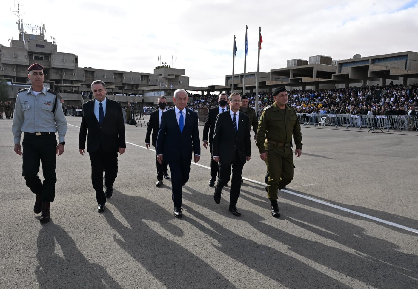 רה"מ נתניהו, הנשיא הרצוג, שהב"ט כ"ץ והרמטכ"ל
