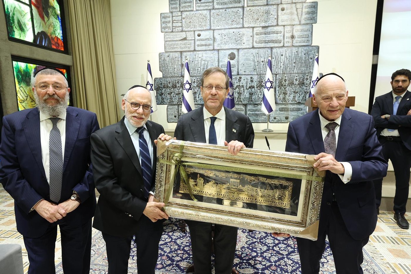 אירועי הוקרה למשלחת חברי הוועד להגנת הר הזיתים שהגיעה לישראל