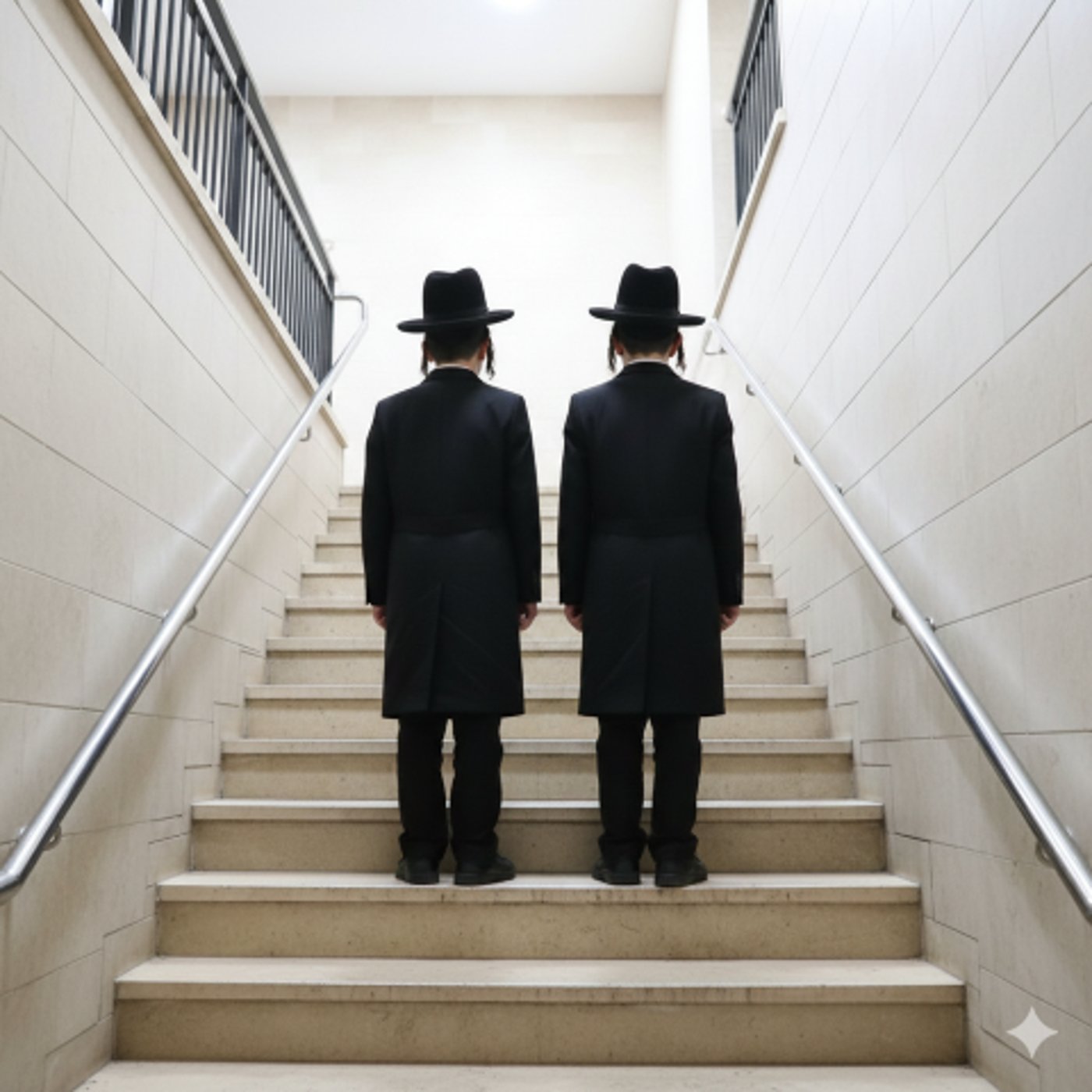 אבל אז נשמעה צרחה מקפיאת דם מחדר המדרגות