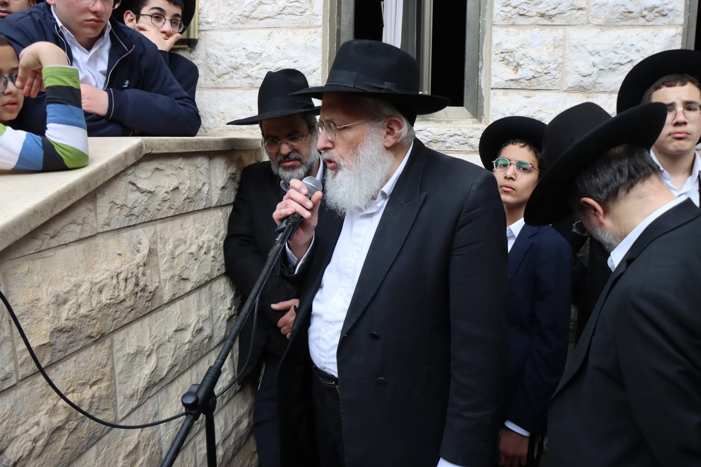 הלוויית הגאון רבי ישעיהו פרנקל זצ"ל