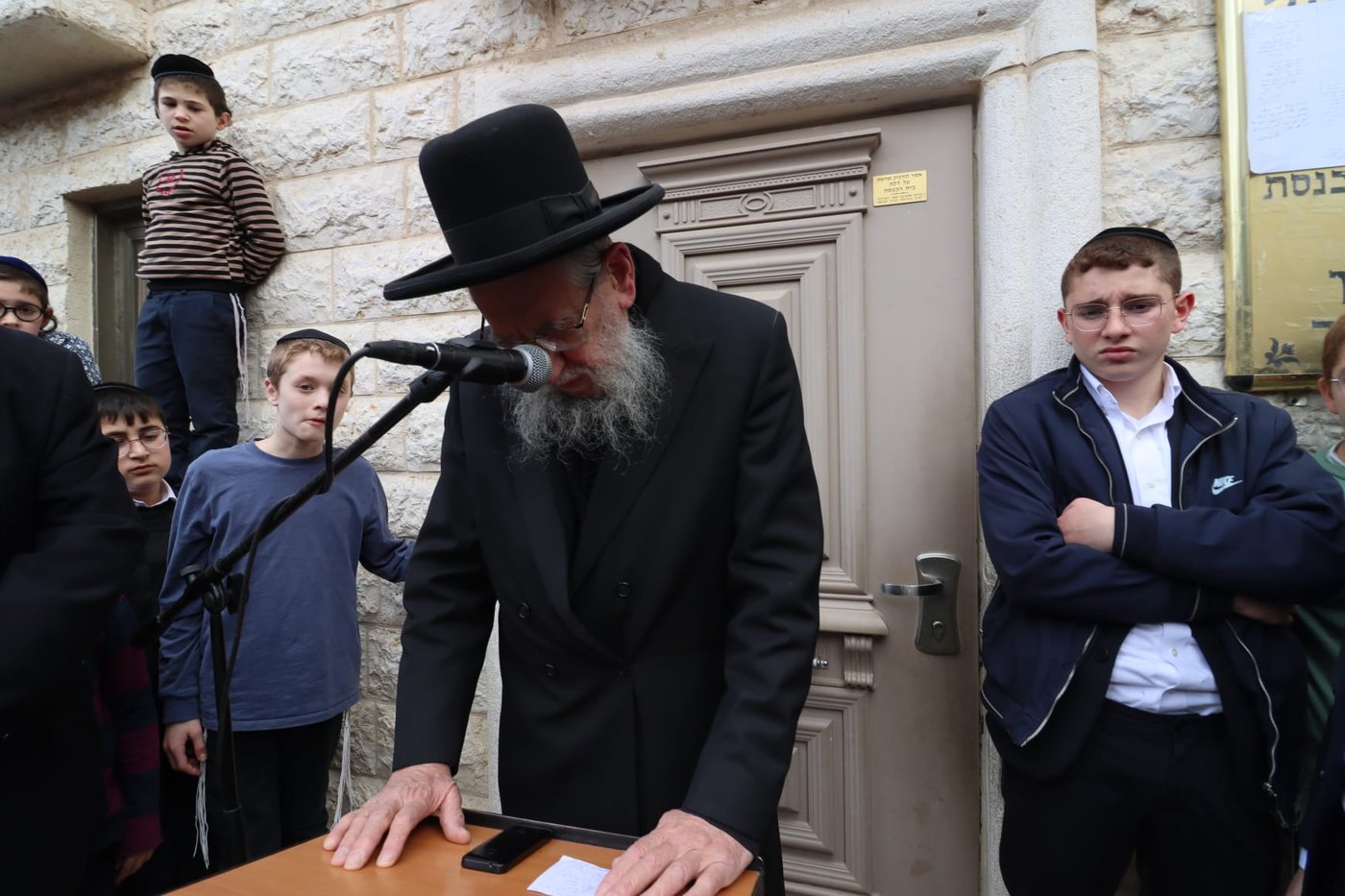 הלוויית הגאון רבי ישעיהו פרנקל זצ"ל