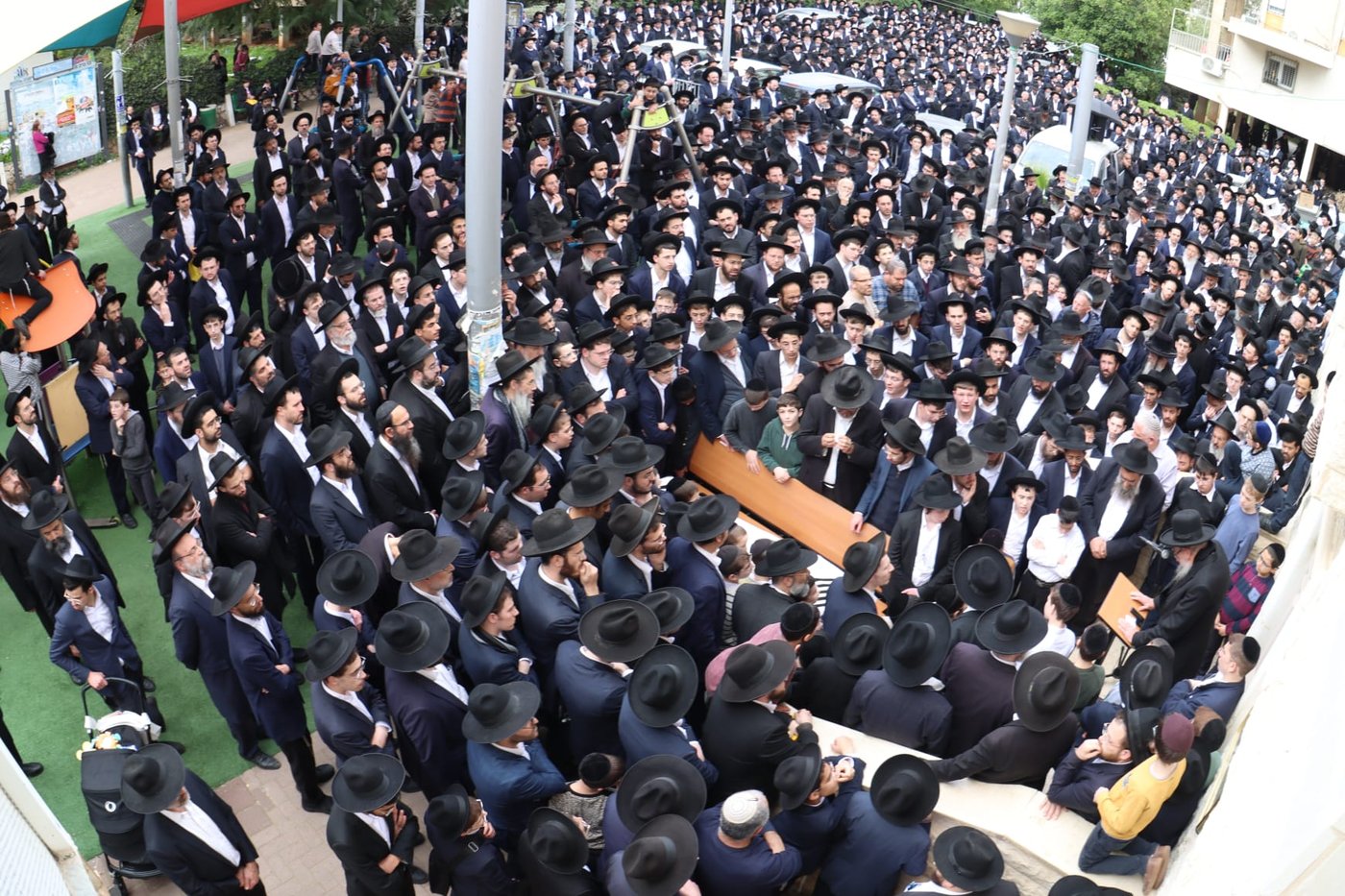 הלוויית הגאון רבי ישעיהו פרנקל זצ"ל