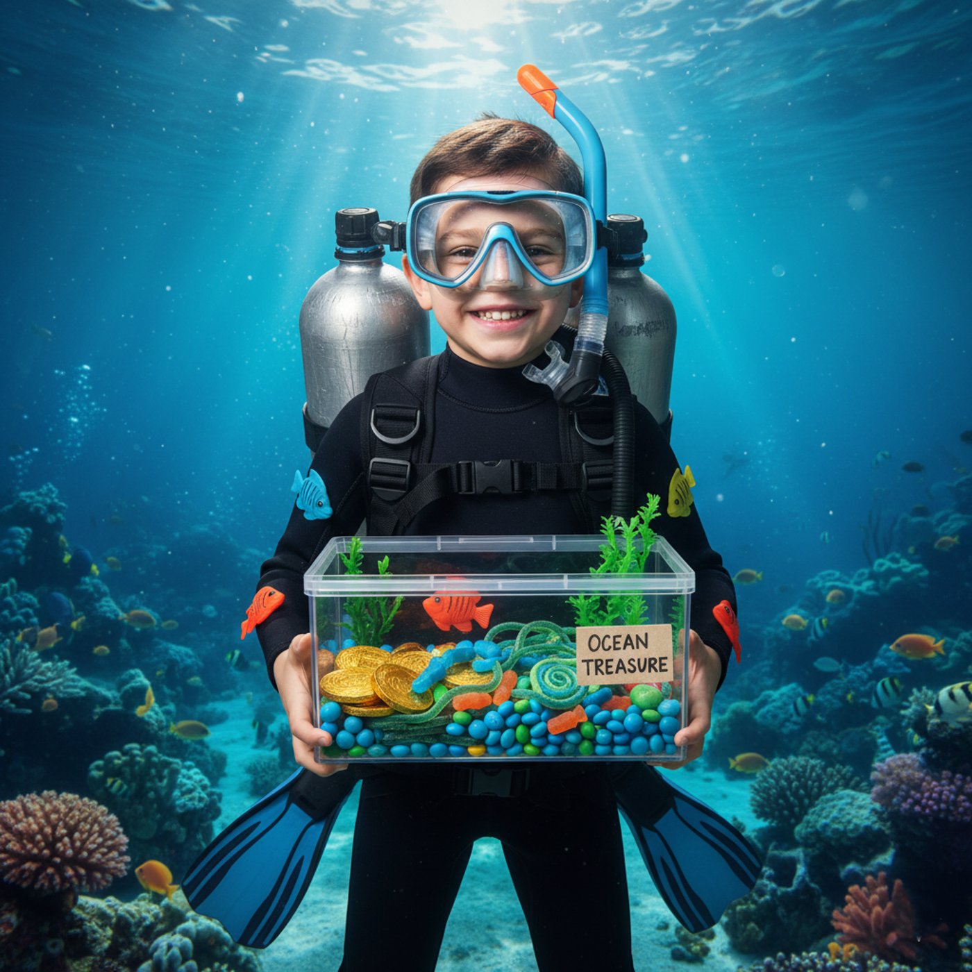 הצוללן והאוצרות