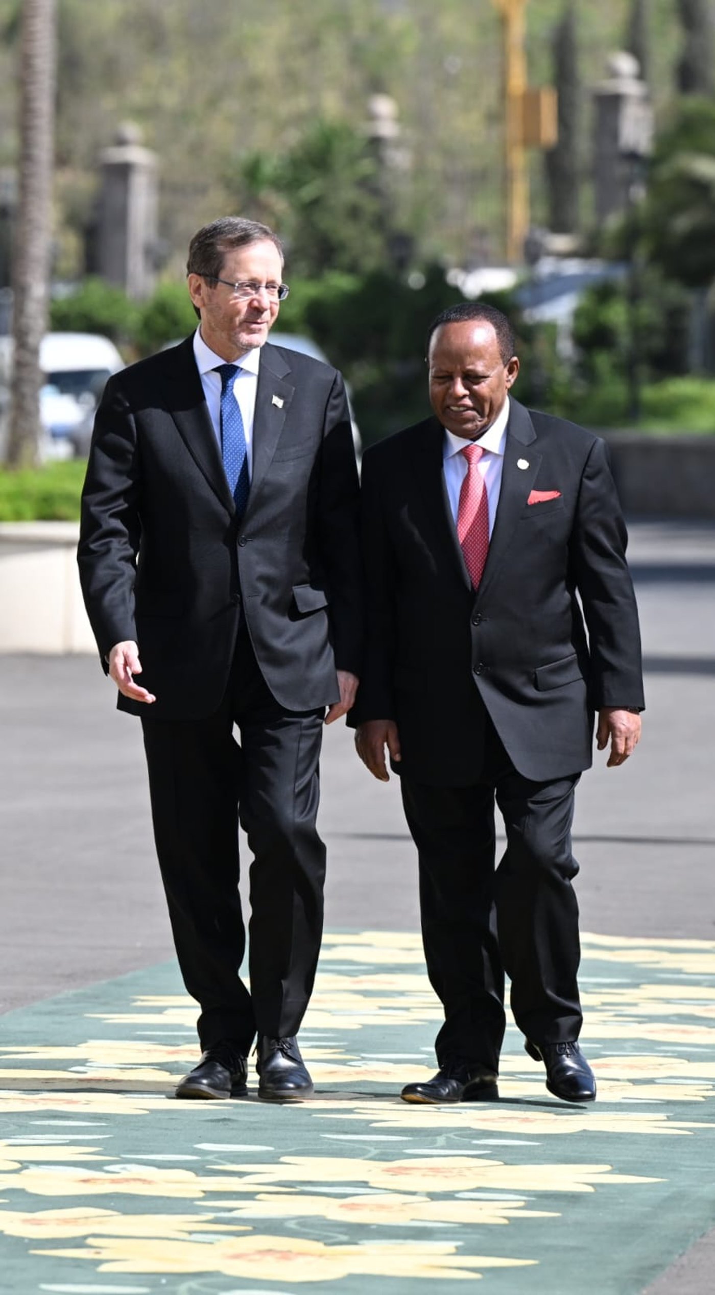 פגישת נשיא המדינה יצחק הרצוג עם נשיא אתיופיה