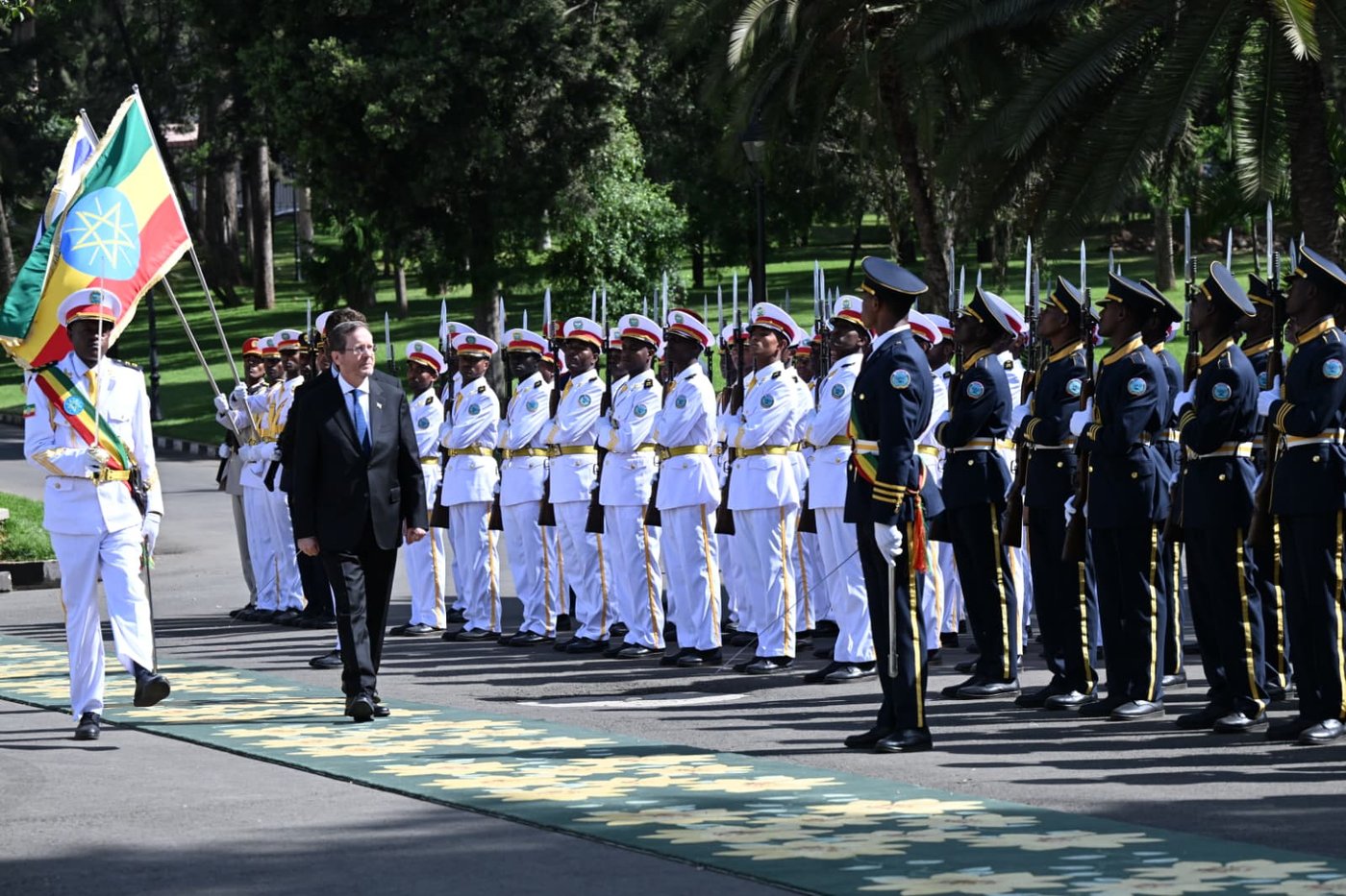 פגישת נשיא המדינה יצחק הרצוג עם נשיא אתיופיה