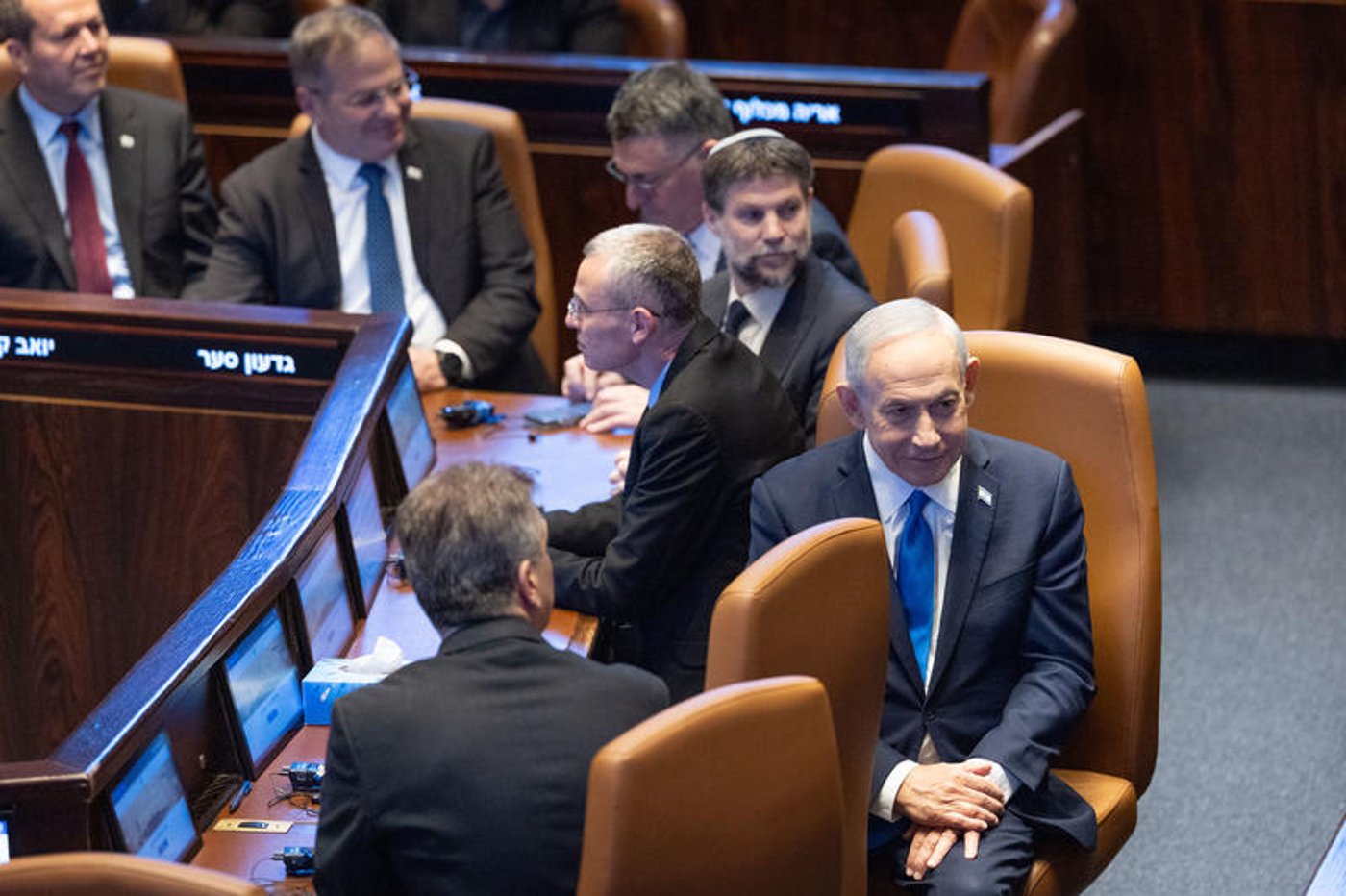 נתניהו במליאה, היום