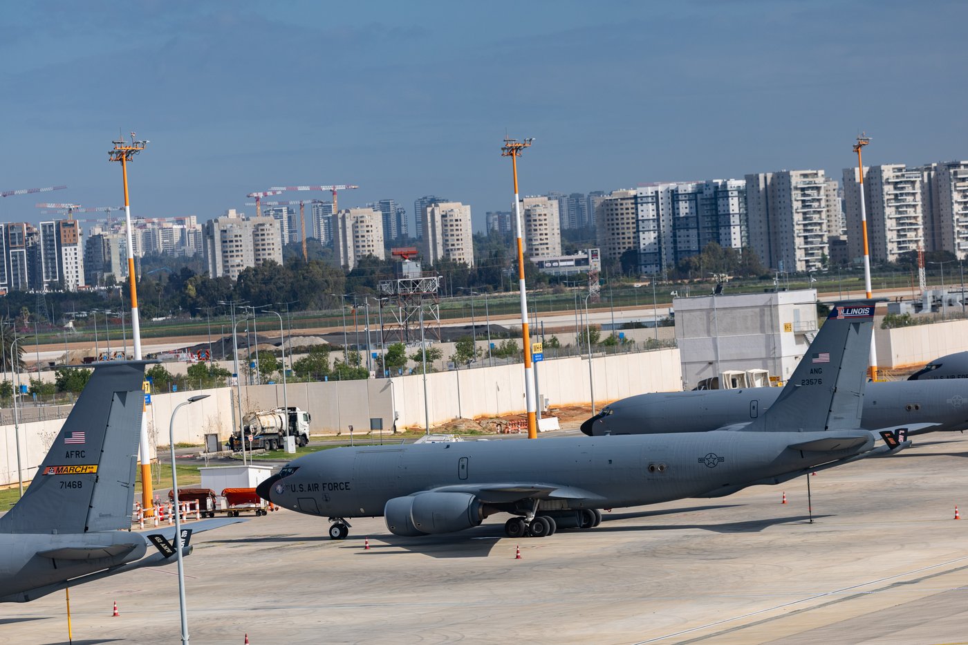 מטוסי התדלוק האמריקנים בנתב"ג