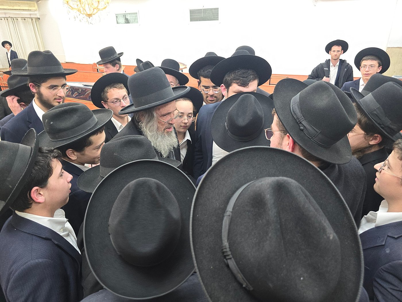 הגר"ד כהן בשיחה בישיבת 'זכרון מאיר'