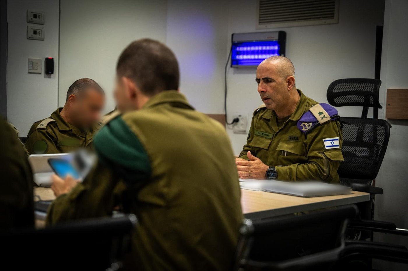 תיעוד ממוצב הפיקוד העליון