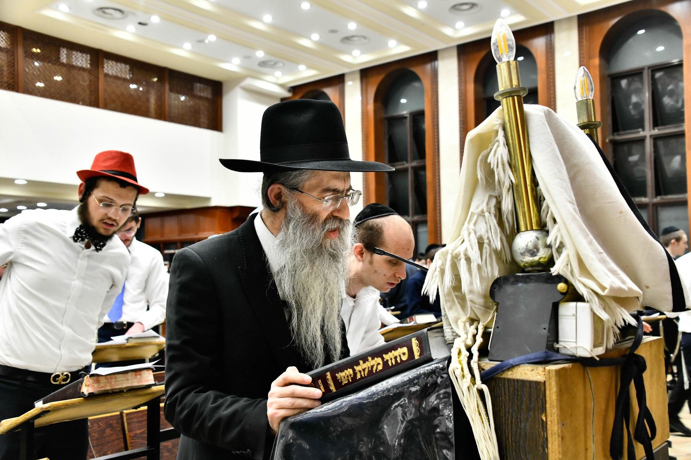 ליל פורים בישיבת בית מדרש עליון