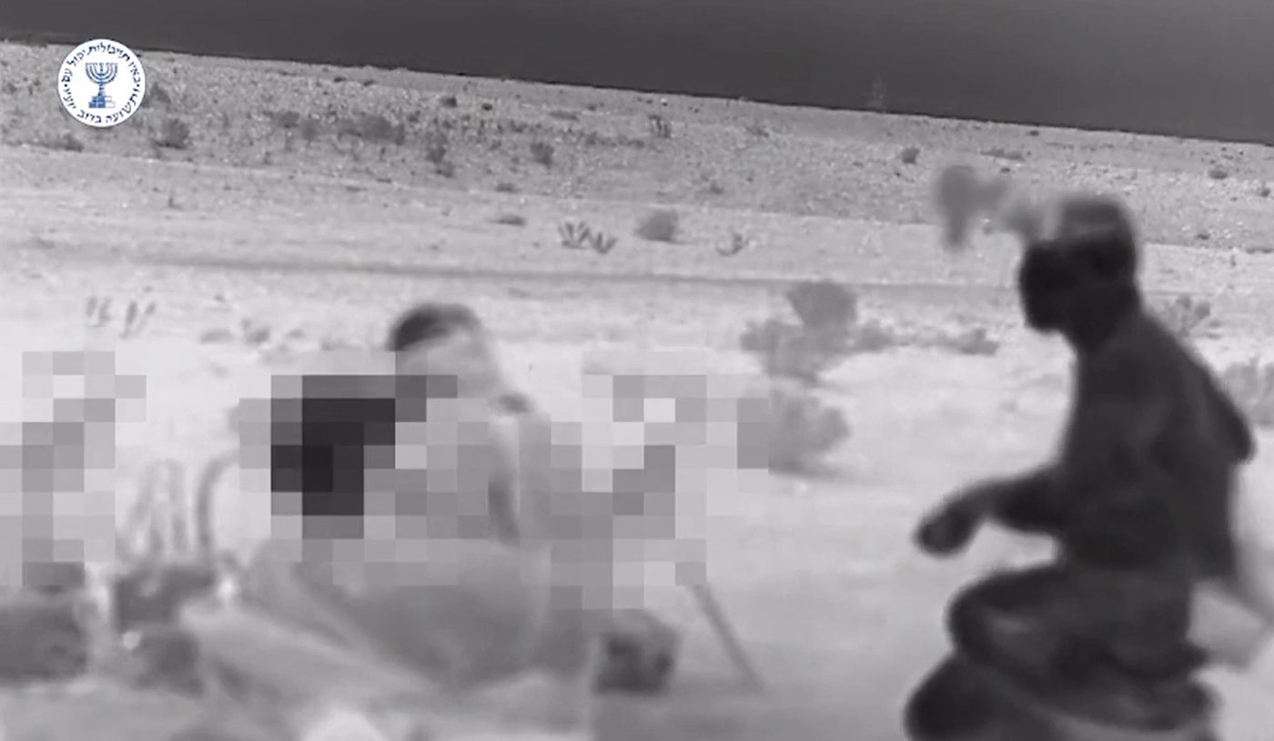 מהתיעוד החריג שפרסם המוסד בתחילת מבצע עם כלביא