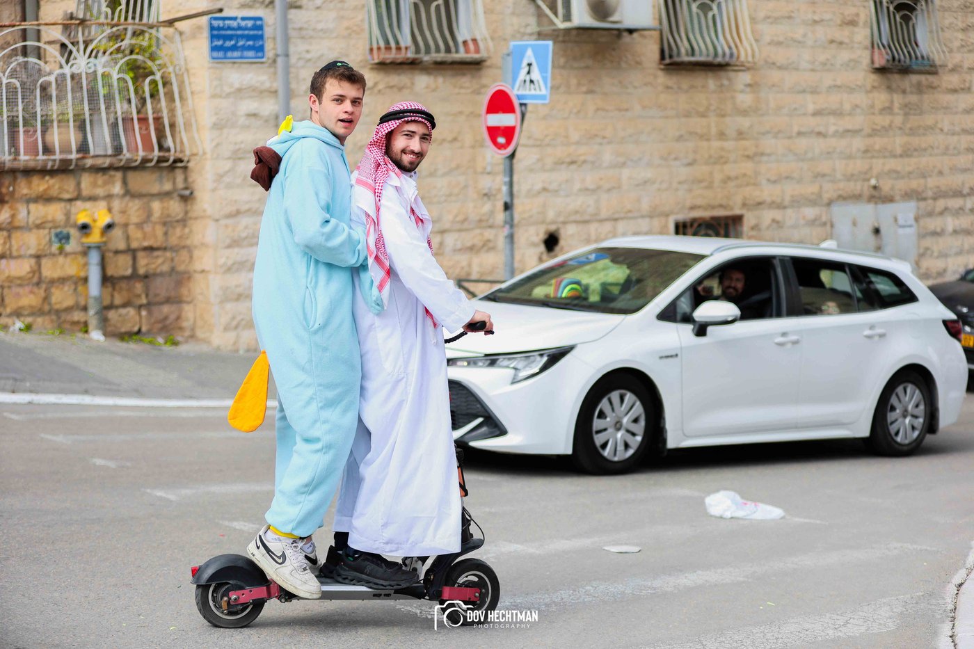 אווירת חג הפורים בירושלים