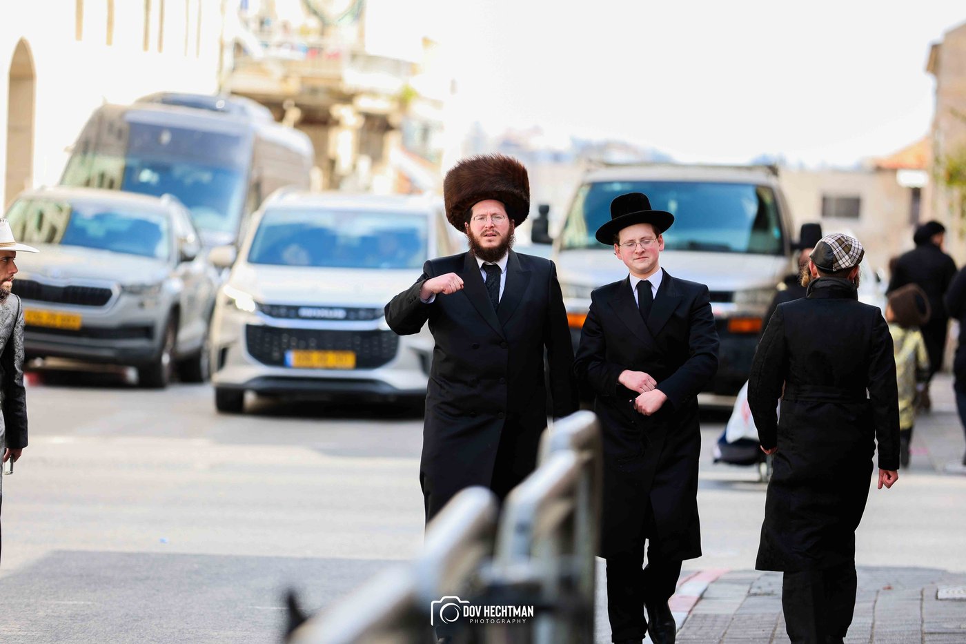 בני האדמו"ר מקרלין בפורים בירושלים