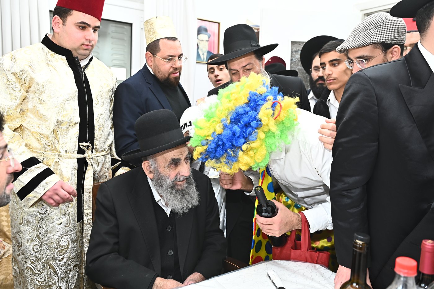 הגאון רבי משה צדקה בפורים