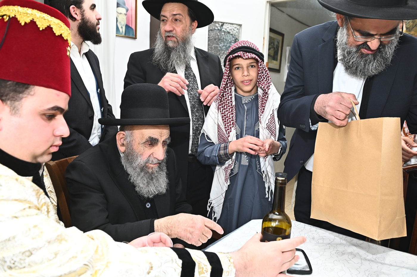 הגאון רבי משה צדקה בפורים