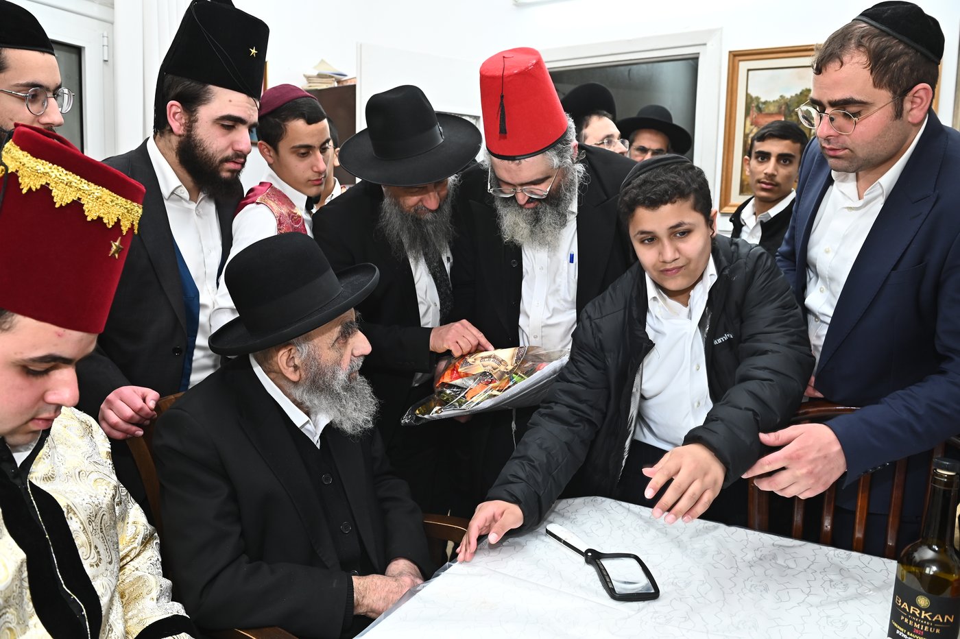 הגאון רבי משה צדקה בפורים