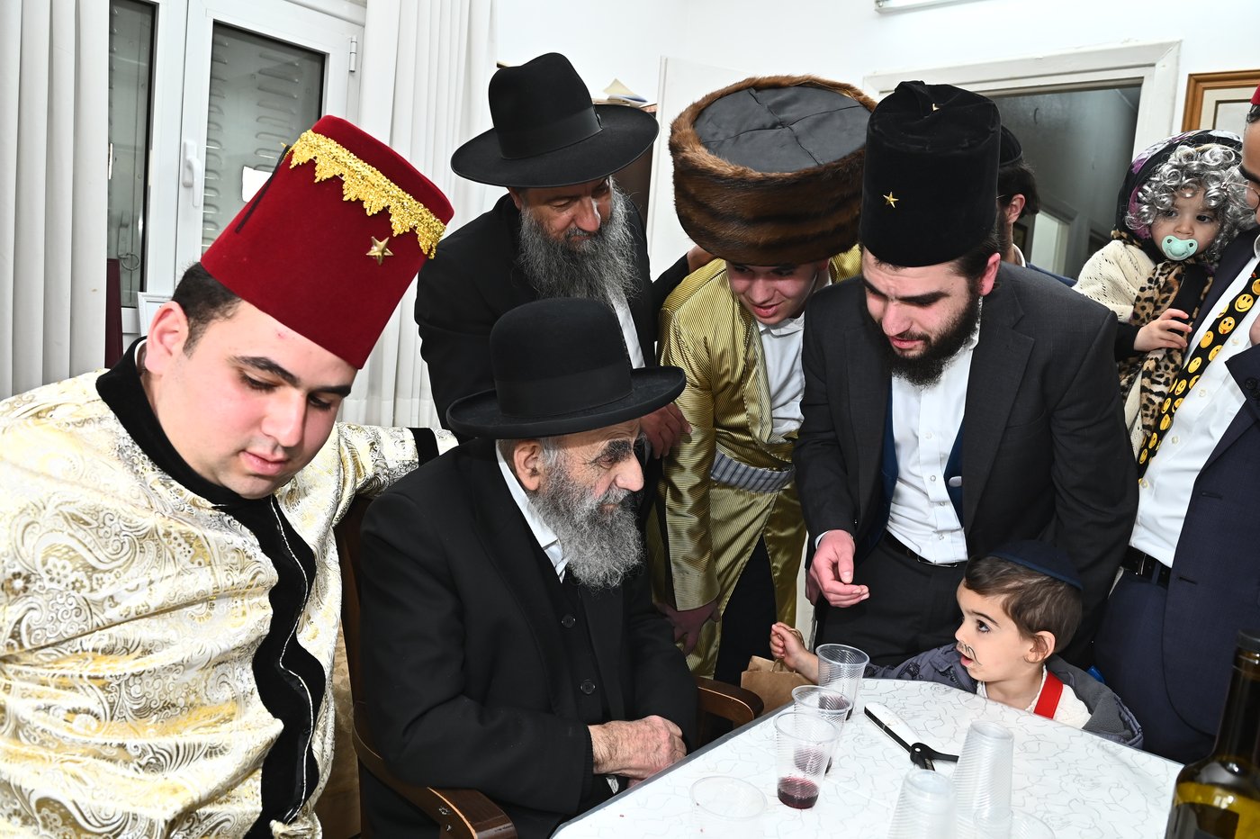 הגאון רבי משה צדקה בפורים