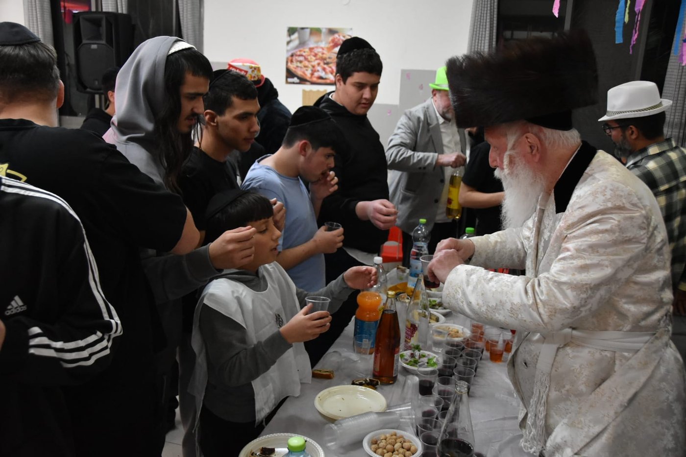 פורים אצל הגרי"ד גרוסמן