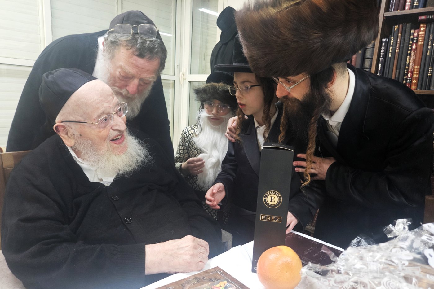 פורים בצל הגרמ"צ ברגמן 