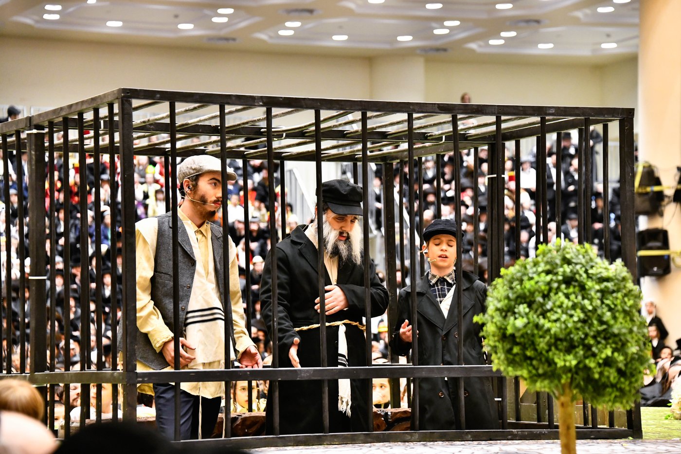 פורים שפיל (הצגה) בחצה"ק ויז'ניץ