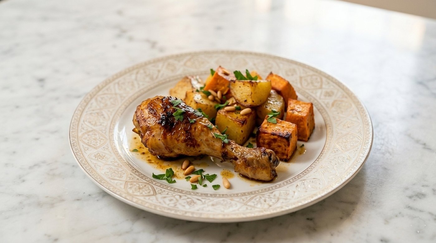 מגש "צלי" זריז: עוף ותפוחי אדמה בסילאן