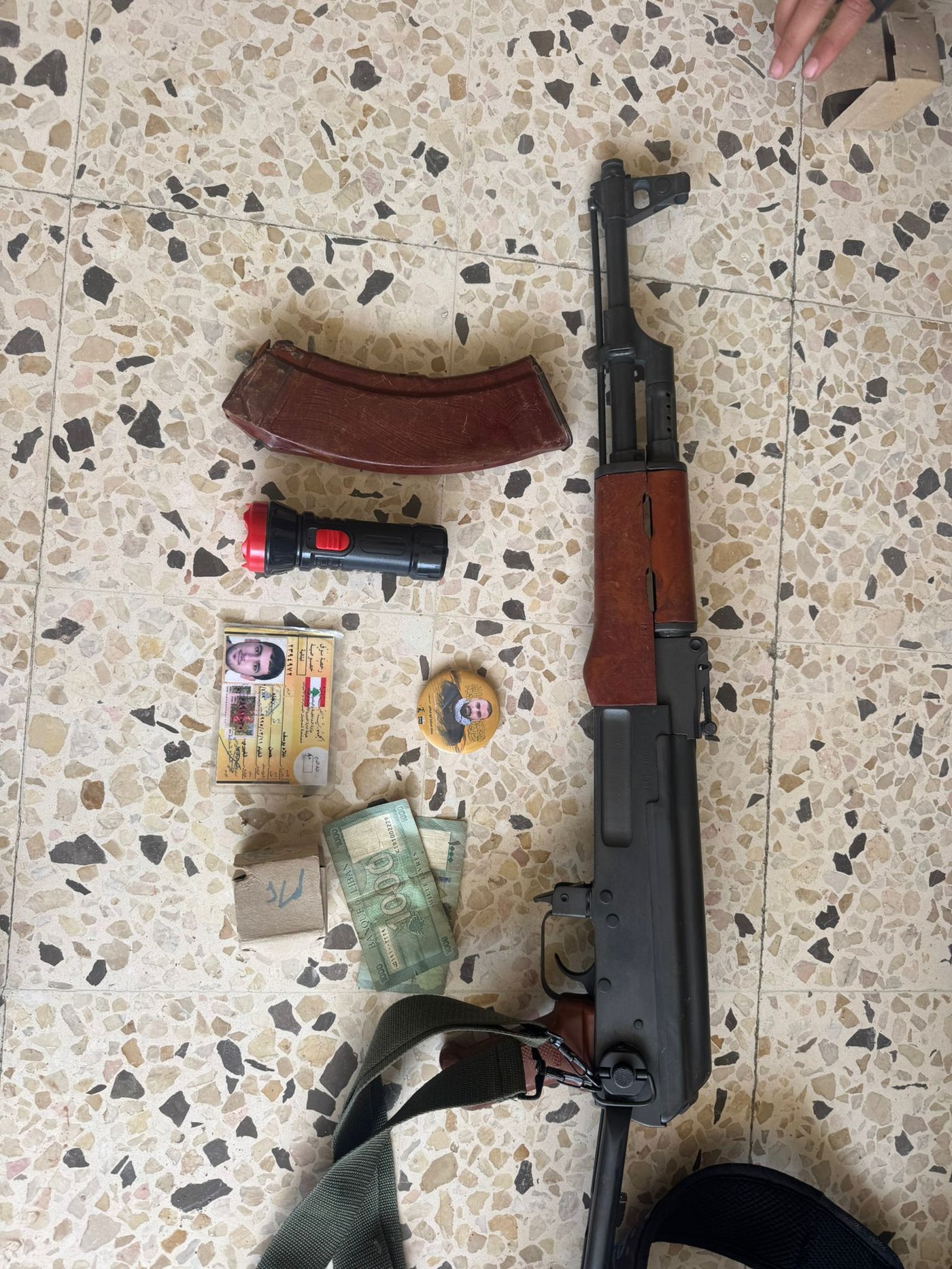 אמצעי הלחימה שאותרו בדרום לבנון