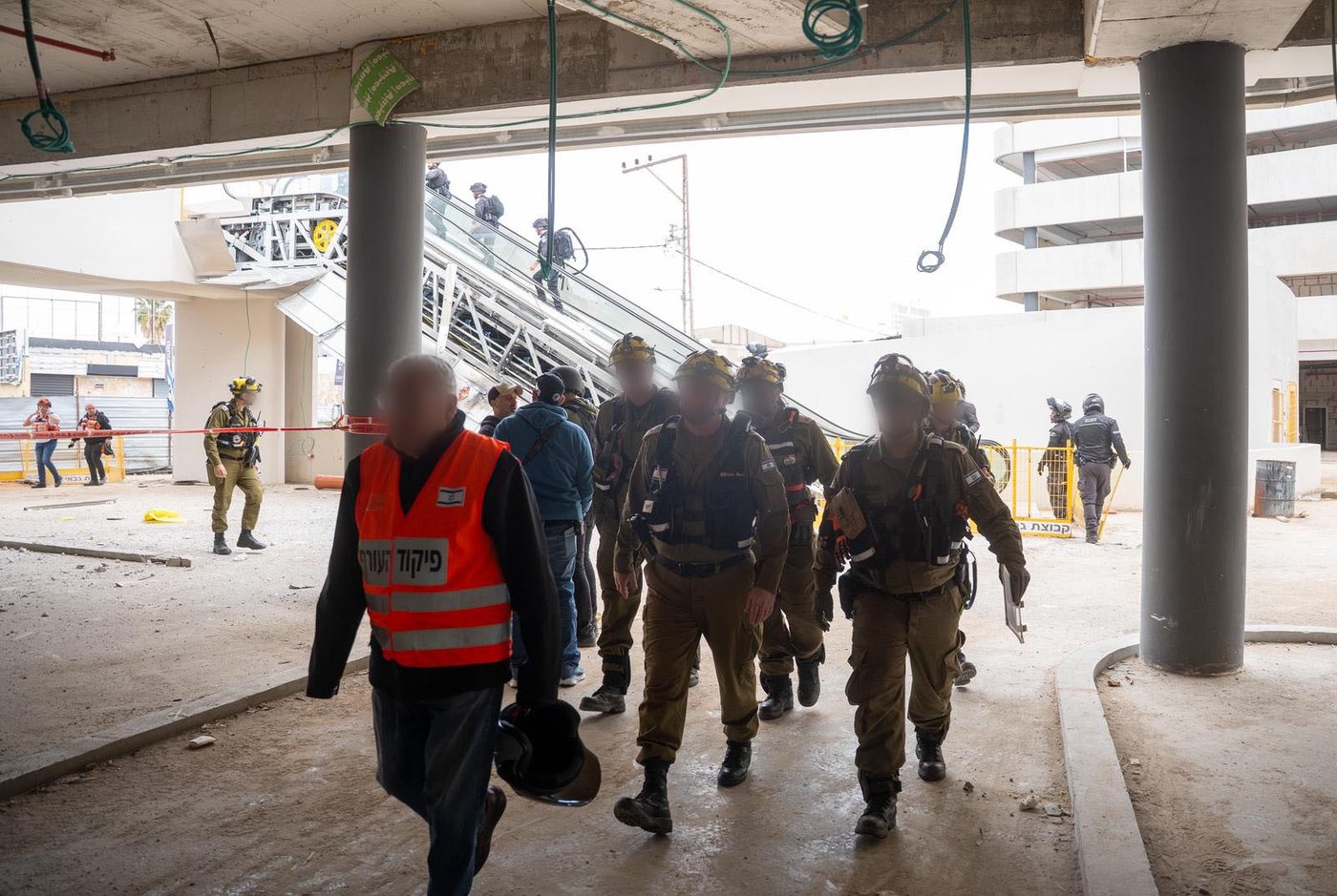 כוחות פיקוד העורף בזירות הנפילה