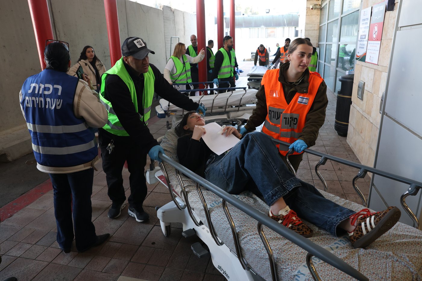 תרגיל המדמה אירוע רב נפגעים במרכז הרפואי 'זיו' בצפת