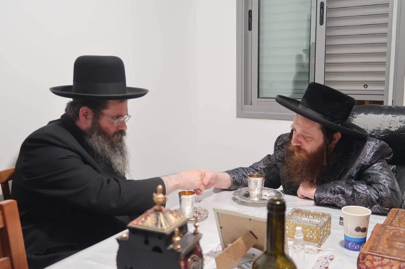 הגר"ז זילברשטיין בביקור אצל האדמו"ר ממיאלען