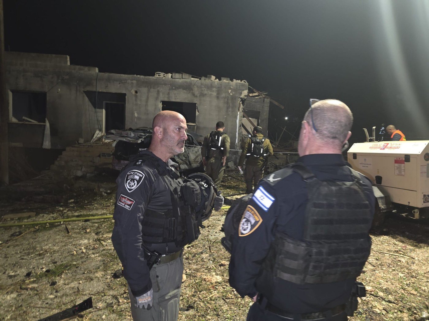 זירת הנפילה, הלילה